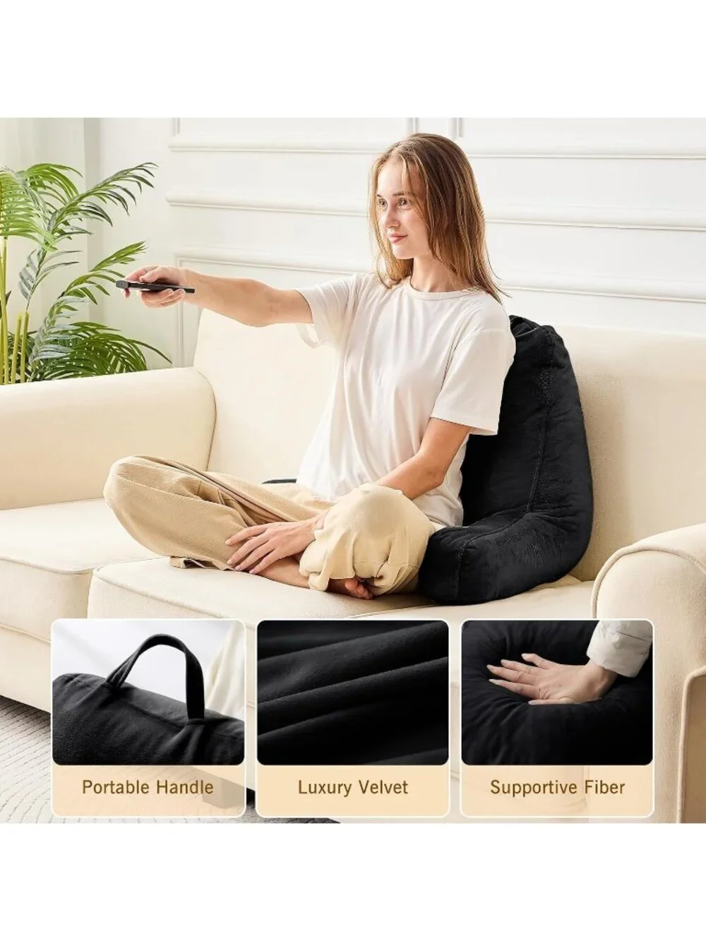 〽️Reading Pillow for Bed Back Pillow for Sitting Up 18